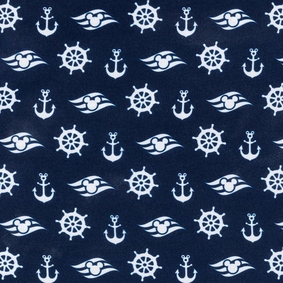 NWT Loungefly • Disney Cruise Line Navy Sequin Belt Bag/Fanny Pack - Picture 6 of 8